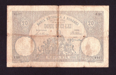 ROMANIA - 20 lei - 18 Mai 1906 foto