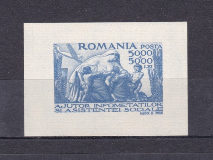 1947 - Colita SECETA - colita nedantelata - MNH - LP 207