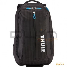 Thule Nylon Backpack for 17 Apple MacBook Pro, with Safe-zone, Black, TCBP317K foto
