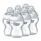 NOU! Set 6 biberoane 260 ml cu tetina anticolici 0+ Tommee Tippee