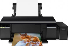 Epson Imprimanta L805 CISS, A4, Inkjet, Color, Wireless, Negru, C11CE86401 (imprimare CD/DVD) foto