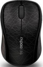 Mouse wireless Rapoo 3100p Mid Level USB, negru foto