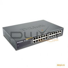 D-Link, Switch 24 porturi 10/100, Desktop / Rackmount foto