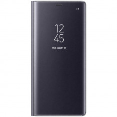 Husa Flip Cover Samsung EF-ZN950CVEGWW Clear View Standing Cover Gri pentru SAMSUNG Galaxy Note 8 foto