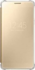 Husa Clear View Samsung Galaxy A5 A510 Gold foto