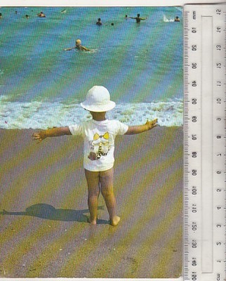 bnk cp Soare si mare - Vedere - uzata foto