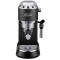 Espressor manual DeLonghi Dedica Style EC 685, 1300 W, 15 Bar, 1.1 l, Slim, Negru