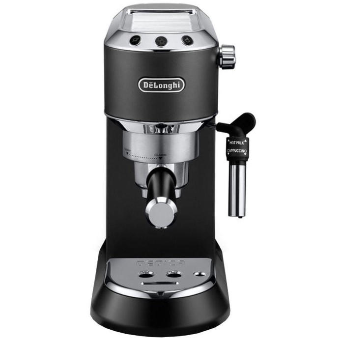 Espressor manual DeLonghi Dedica Style EC 685, 1300 W, 15 Bar, 1.1 l, Slim, Negru foto mare Espressor manual DeLonghi Dedica Style EC 685, 1300 W, 15 Bar, 1.1 l, Slim, Negru foto mare