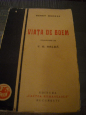 VIATA DE BOEM - HENRY MURCER foto