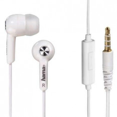 Headset Hama HK2114 in-ear, alb foto