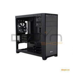 CORSAIR Obsidian 350D Windowed, Micro ATX Case (front Dual USB 3.0), mATX, mini ITX, Aluminum Facepl foto