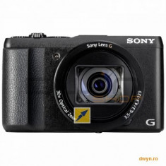 Camera foto Sony Cyber-Shot HX60 Black, 20.4 MP, senzor CMOS Exmor R, zoom optic 30x, stabilizare op foto