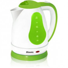 Ceainic electric Msonic MEN438WE | 1,8l, 1800W | alb-verde foto