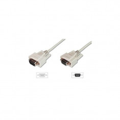 ASSMANN RS232 Extension cable DSUB9 M (plug)/DSUB9 F (jack) 2m beige foto