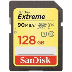 Sandisk card memorie Extreme SDXC 128 GB 90/60 MB/s V30 UHS-I U3 foto