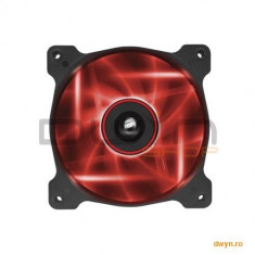 Corsair AF120 LED Red Quiet Edition High Airflow, ventilator carcasa, 120x25mm, 3pin foto