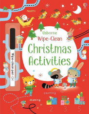 Wipe-clean Christmas Activities - Carte Usborne (3+) foto