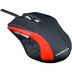 Mouse de notebook Modecom M5 Black-Red foto