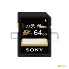 SONY 64GB Sony SDHC Card, viteza transfer pana la 40MB/s foto