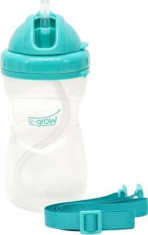 Cana cu pai si curea U-Grow A-1020 300 ml Blue foto