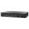 Switch Cisco SRW2008, cu management, fara PoE, 8x1000Mbps-RJ45 + 2xminiGBIC