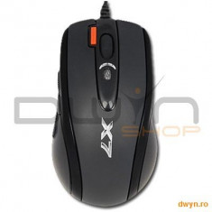 Mouse A4TECH X-718BK OPTIC USB Oscar Gaming, Buton &amp;#039;3XFire&amp;#039;, 6 dpi shift (max 3200 DPI), BLACK foto