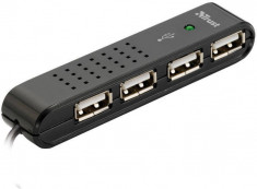 Trust 14591 Vecco 4 Port USB2 mini hub foto