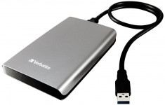 HDD extern Verbatim Store n go 1TB USB 3.0, argintiu foto