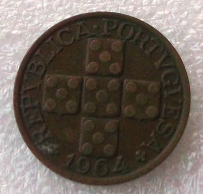 P2. Portugalia 20 centavos 1964 ** foto