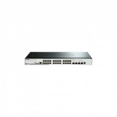 Switch D-Link DGS-1510-28, 24 porturi Gigabit, 2 porturi SFP, 2 porturi SFP+ 10G, Capacity 92Gbps, S foto