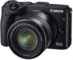 Kit aparat foto Canon EOS M3 (cu obiectiv 18-55 S) foto