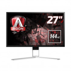 Monitor, 27&amp;quot;, AOC, AG271QX, 2K, Gaming,TN, 16:9, 2560*1440, 144hz, WLED, 1 ms, 300 cd/m2, 1000:1, HDMI, D-SUB, USB, DVI, DP, VESA, Black-Red? foto