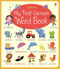 My First German Word Book - Carte Usborne (4+) foto