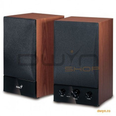 Boxe 2.0 Genius &amp;#039;SP-HF1250B&amp;#039;, RMS: 20Wx2, cherry wood &amp;#039;31731022100&amp;#039; foto