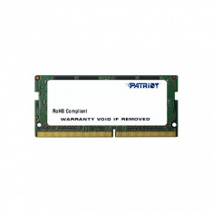 Memorie RAM notebook Patriot, SODIMM, DDR4, 8GB, 2133 Mhz, CL15, 1.2V, Non-ECC Unbuffered foto