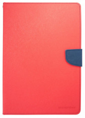 Husa tip carte Mercury Goospery Fancy Diary rosu + bleumarin pentru Samsung Galaxy Tab S2 9.7 T810 / T815 (3G/LTE) foto