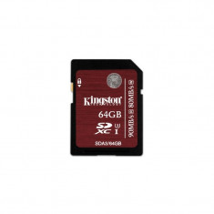 Card memorie Kingston SDXC 64GB Clasa 10 UHS-I U3 foto