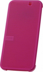 Husa Flip Dot HTC One M9 Pink foto