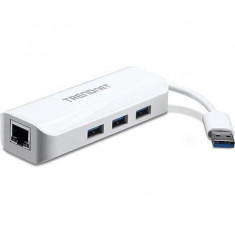 TD USB 3.0 TO GIGABIT ADAPTER + USB HUB foto