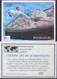 TURKS&amp;CAICOS ISLANDS - TITANIC, 1988, 1 S/S CU CERTIFICAT, NEOB. - T 002, Transporturi