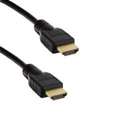 4World Cablu HDMI - HDMI High Speed cu Ethernet (v1.4), 3D, HQ, negru, 1.8m foto