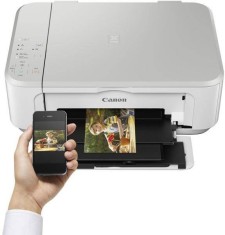 Imprimanta multifunctionala Canon Pixma MG3650 wifi, alb foto