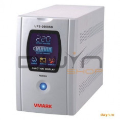 UPS-2000SD, 2000VA, 8 min back-up (half load), LCD Display, Power Management Software &amp;amp; Cable foto