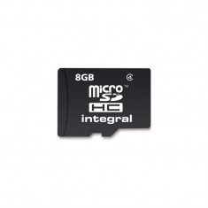 Card memorie Integral Micro SDHC 8GB Clasa 4 foto