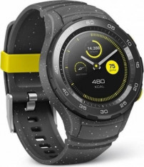 Smartwatch Huawei Watch W2 Bluetooth Carbon Grey Sport Strap foto