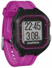 Smartwatch Garmin Forerunner 25 sport, negru/mov foto