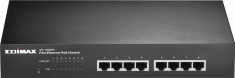 Switch Edimax ES-1008PH 8 porturi 10 100Mbps POE+ foto