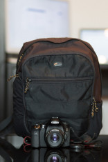 Canon 60D + Canon EF 50mm f/1.8 II + rucsac Lowepro CompuDaypack 250 foto