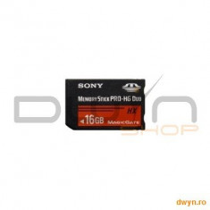 16GB Memory Stick PRO HG DUO SONY - transfer pana la 50 MB/s, compatibil cu tehnologia de protectie foto