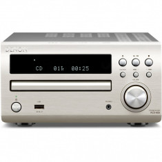 DENON Sistem audio RCD-M39DAB/ SC-M39, 2 x 30W, argintiu/ cires foto
